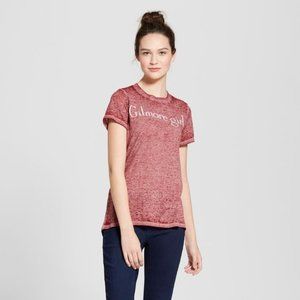 Gilmore Girls Crew Neck T-Shirt Heather Burgundy